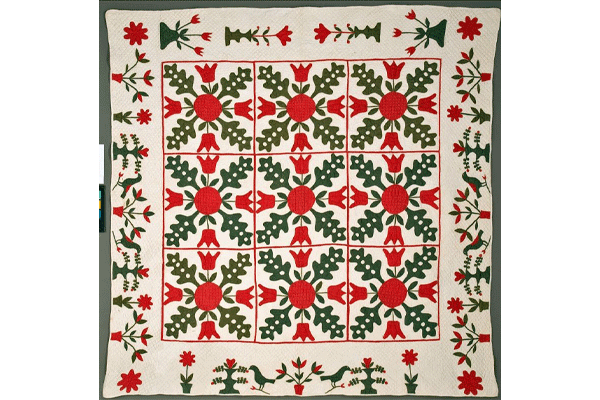 20261028 Gallery1 Oak Leaf and Tulip 1850 Unknown Courtesy web